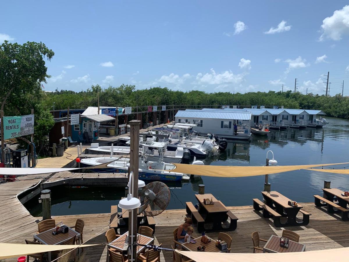 Aqua Lodges At Hurricane Hole Marina Stock Island Exterior photo